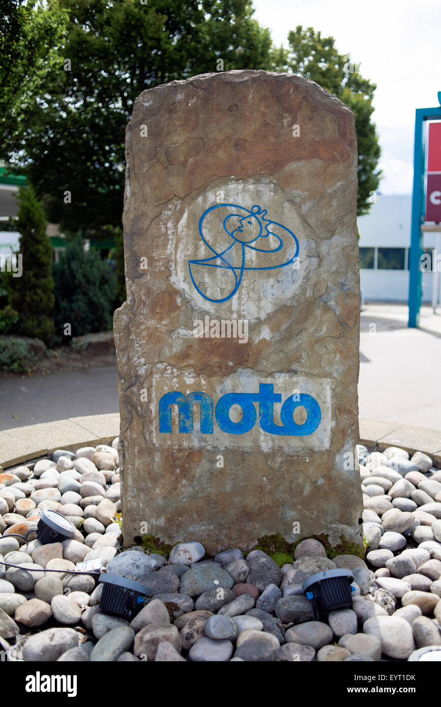 Trowell M1 Service Moto Nottinghamshire Stockfoto