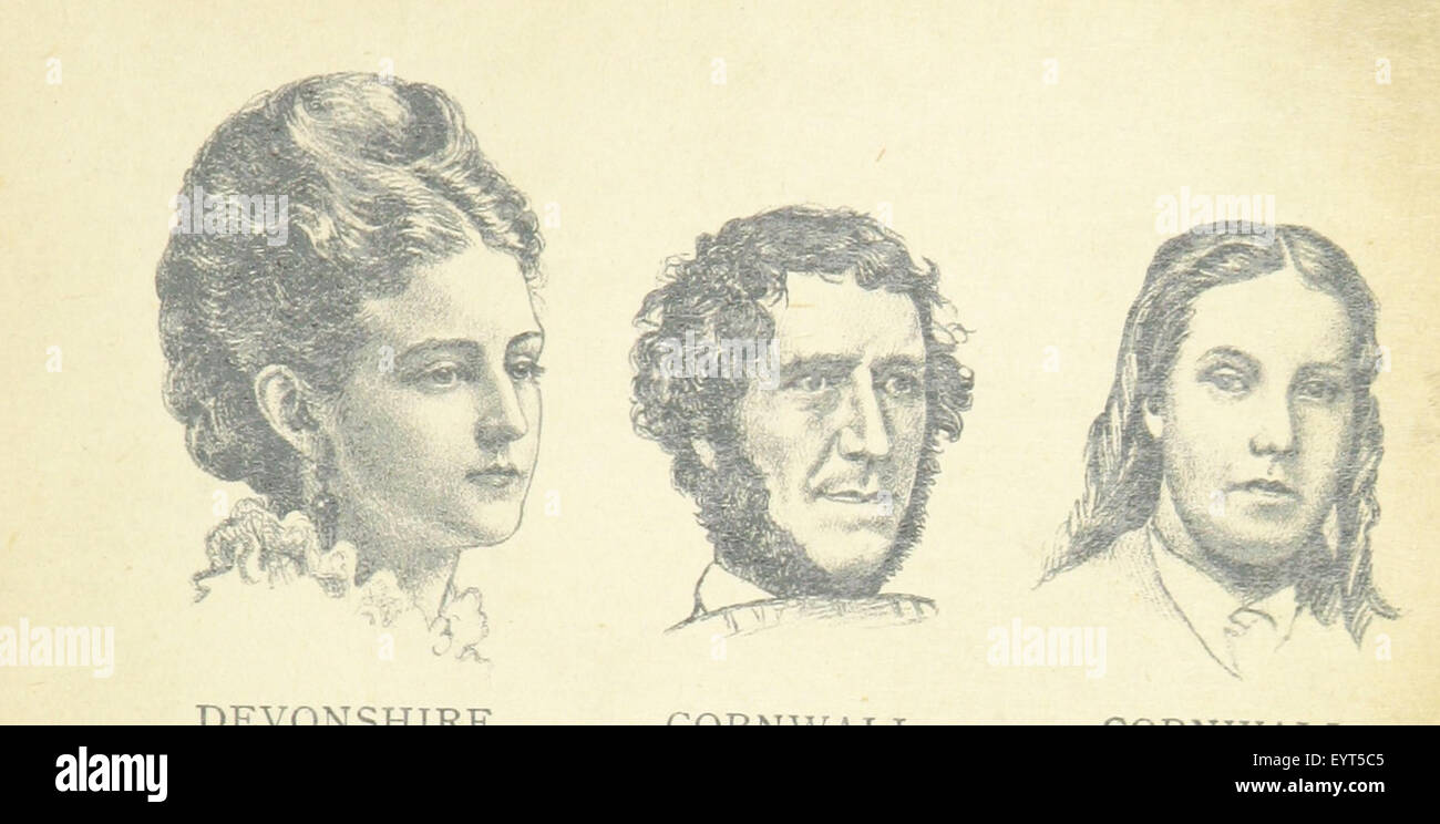 Illustration von Seite 309 von „die Rassen Großbritanniens“, die verschiedene ethnische Gruppen und anthropologische Studien Westeuropas zeigt. Stockfoto