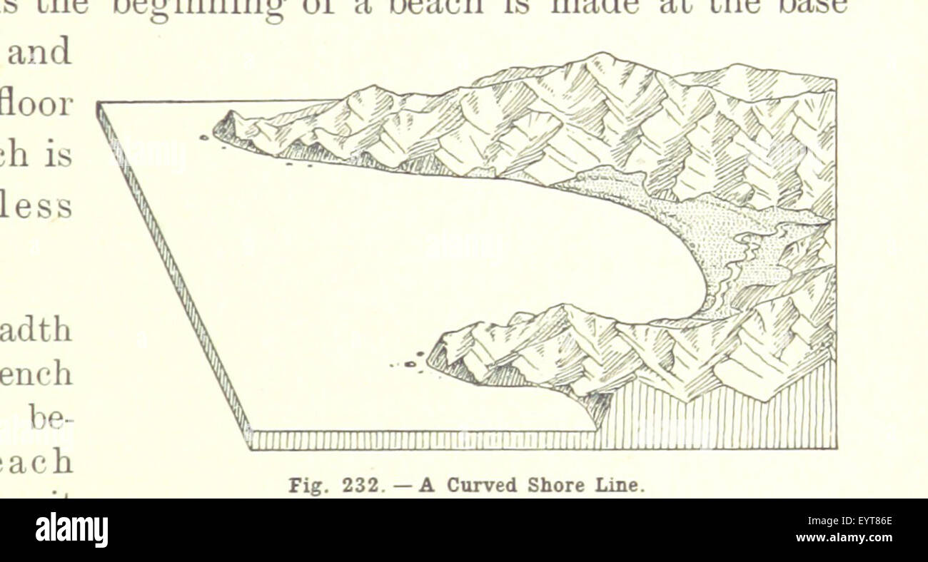 Physische Geographie. Von W. M. Davis... von William Henry Snyder unterstützt. [Mit Platten.] Bild entnommen Seite 387 von "Physische Geographie von W Stockfoto