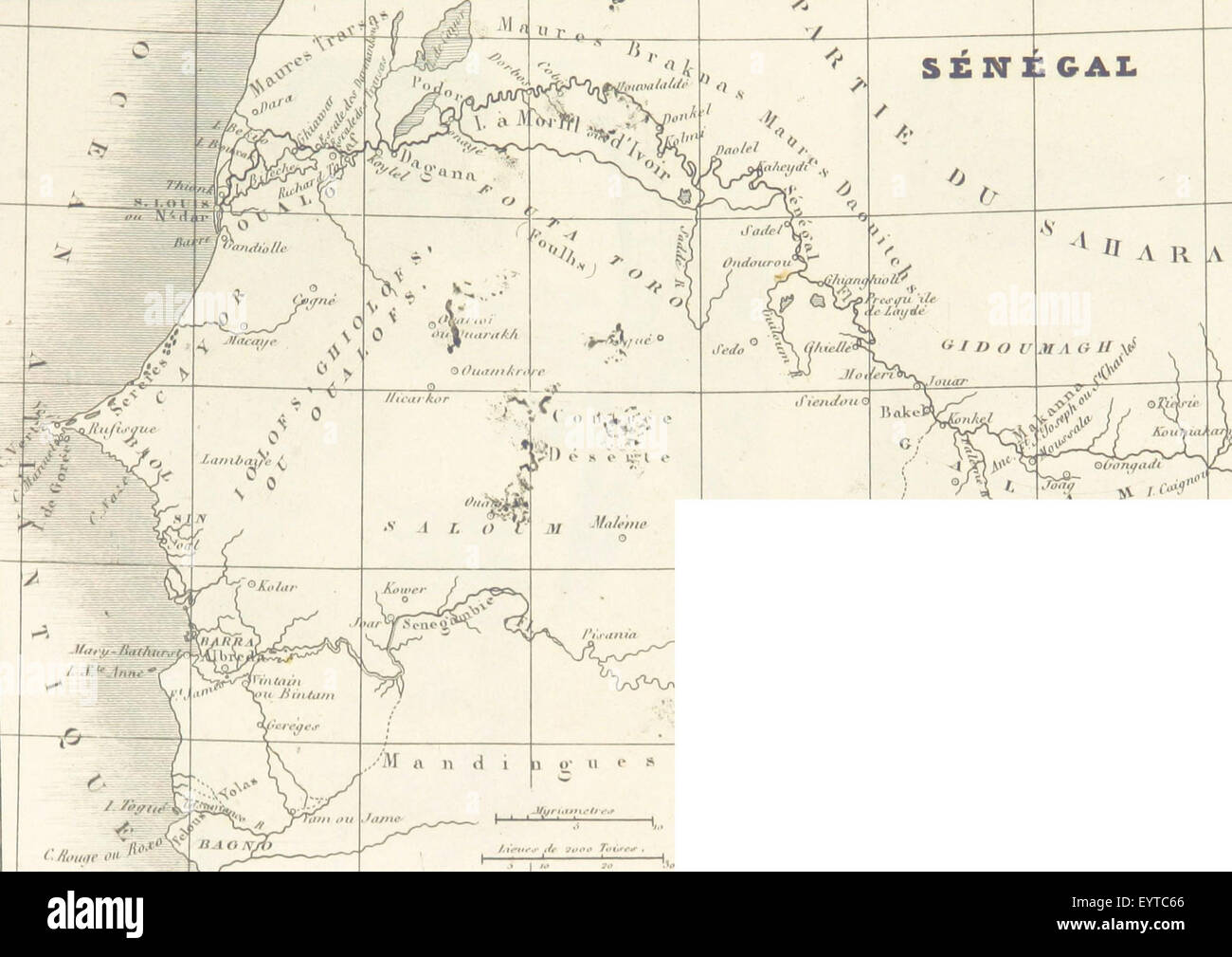 Karte '.' extrahiert aus Flickr ID 11014885886 Bild entnommen Seite 563 von "Frankreich Pittoresque, Ou Beschreibung Stockfoto