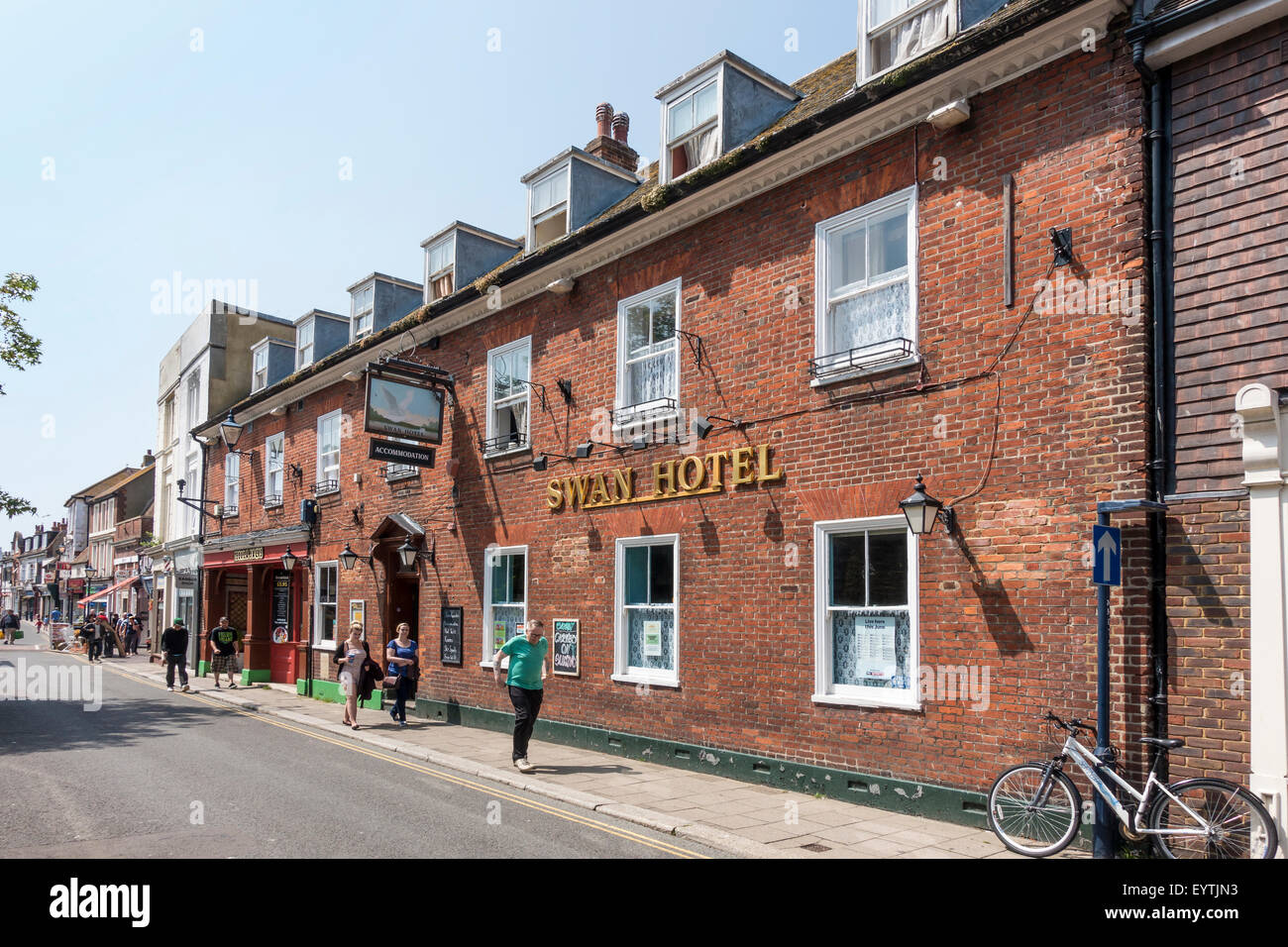 Schwan Hotel High Street Hythe Kent England Stockfoto