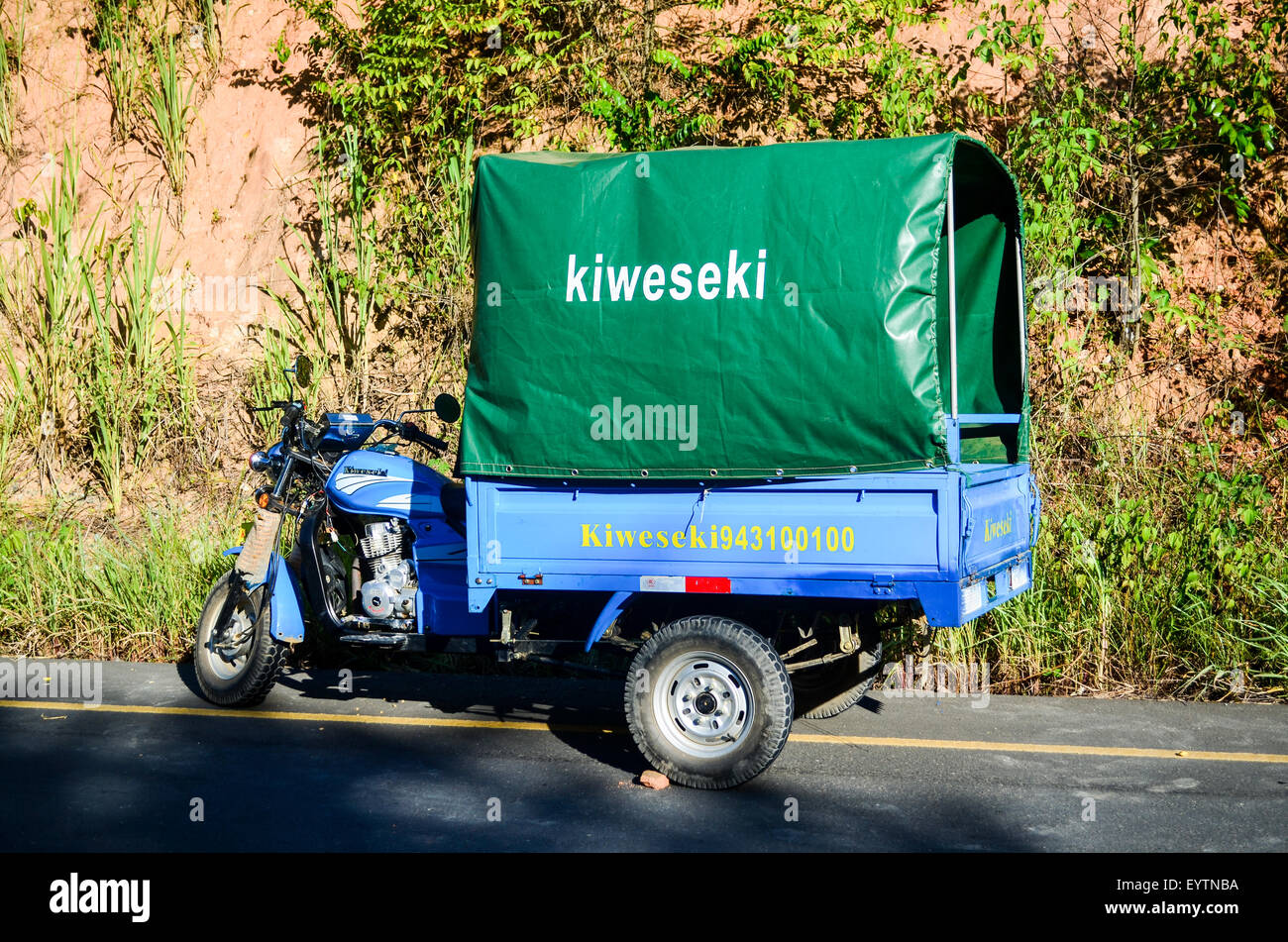 Gefälschte branding melden "Kiweseki" in Angola Stockfoto