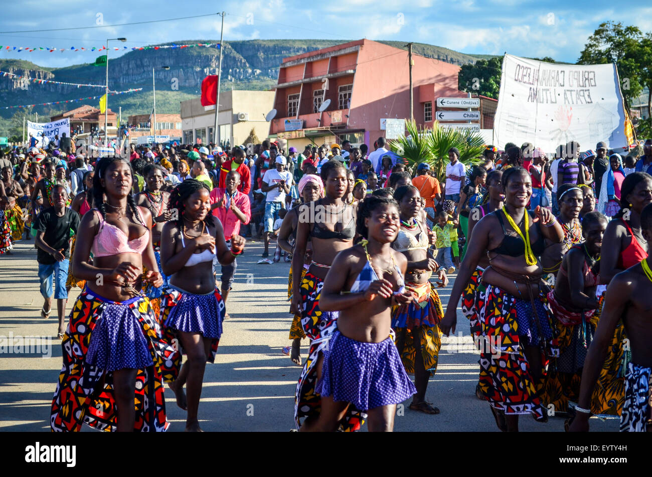 Karneval tun Lubango, Angola (2014) Stockfoto