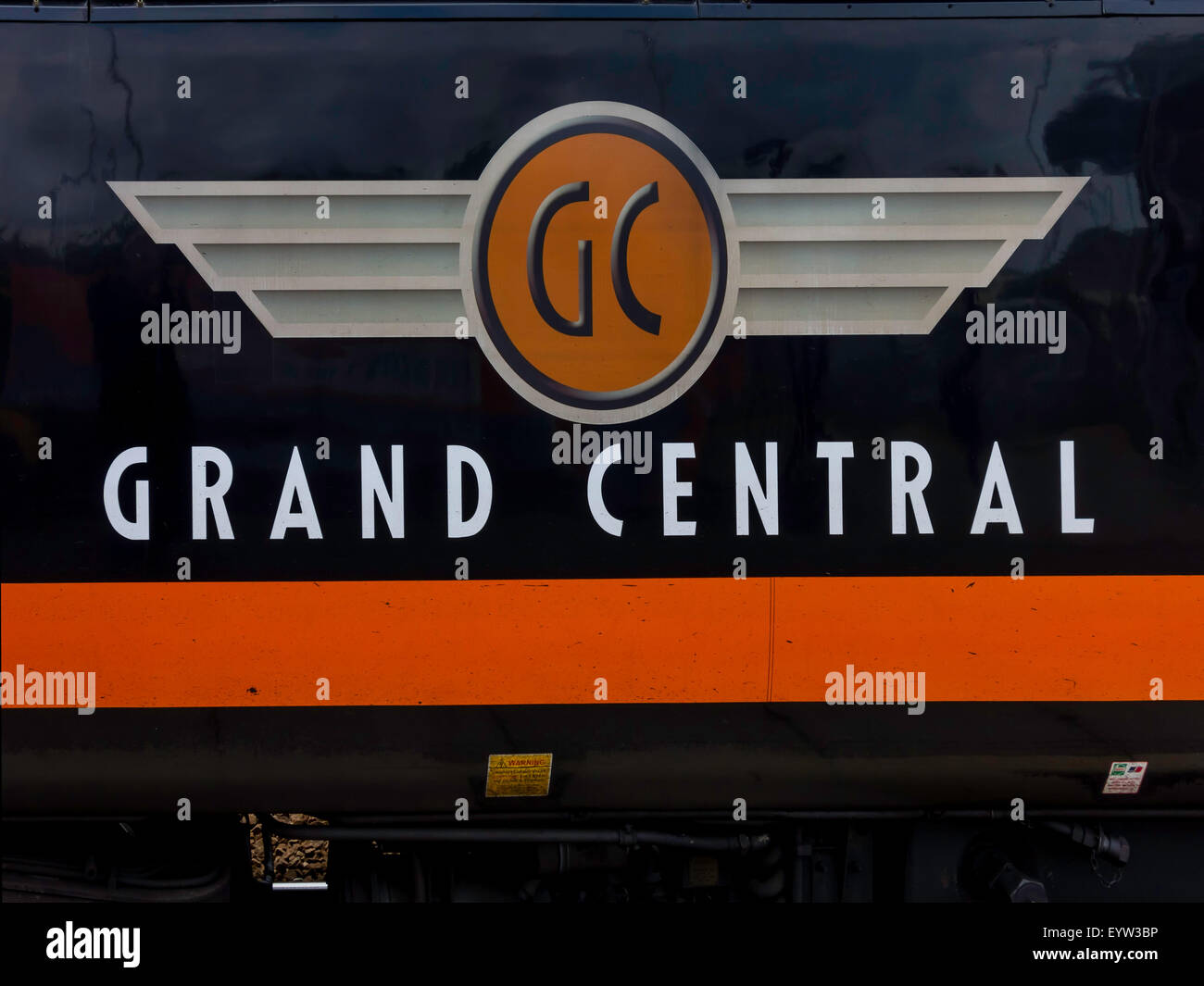 Grand Central Railway UK Logo und name Stockfoto