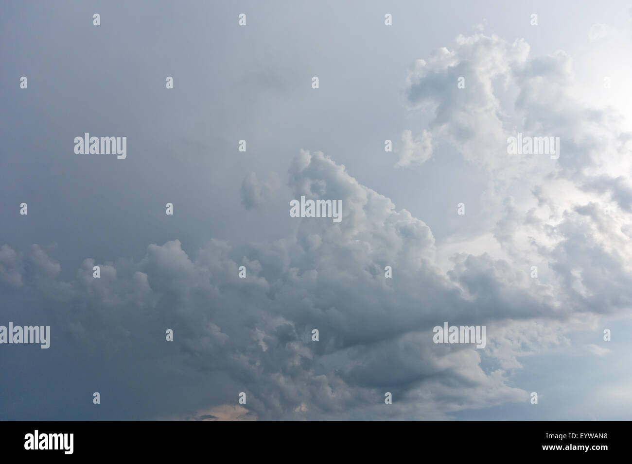 regnerischen Wolken Stockfoto