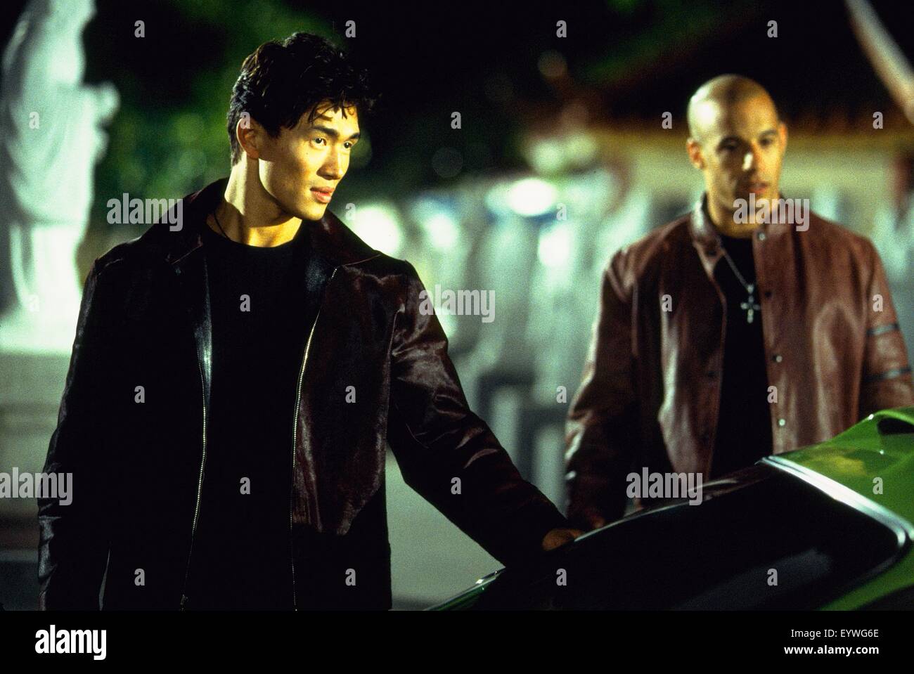 The Fast and the Furious; Jahr: 2001 USA; Regie: Rob Cohen; Rick Yune, Vin Diesel; Foto: Bob Marschak Stockfoto