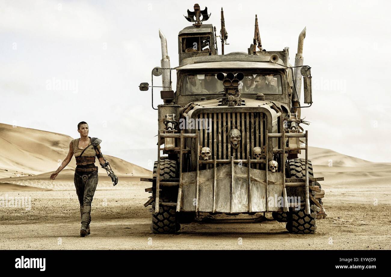 Mad Max: Fury Road; Jahr: 2015 USA / Australien; Regie: George Miller; Charlize Theron, Tom Hardy; Foto: Jasin Boland Stockfoto