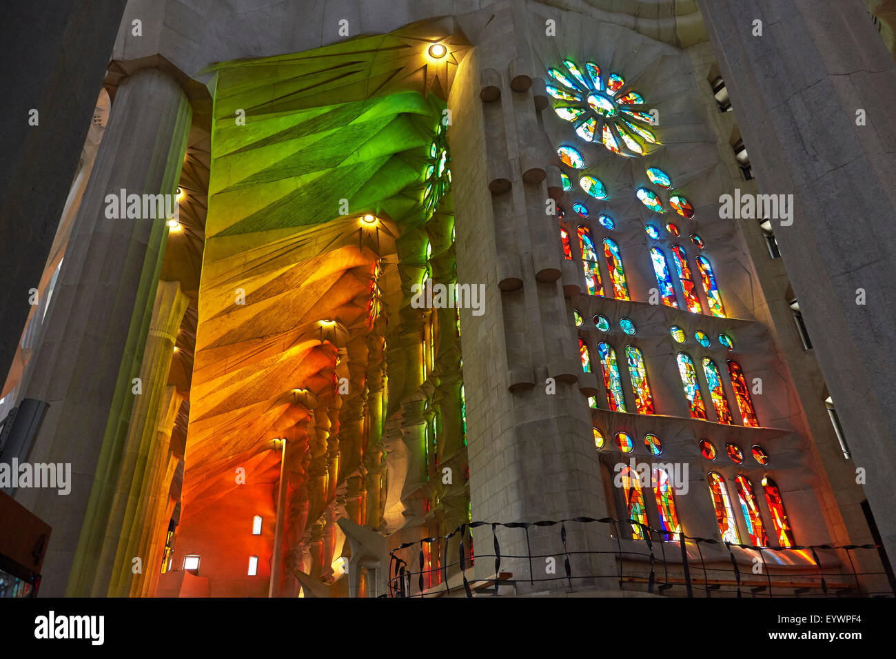 Sagrada Familia, UNESCO-Weltkulturerbe, Barcelona, Katalonien, Spanien, Europa Stockfoto