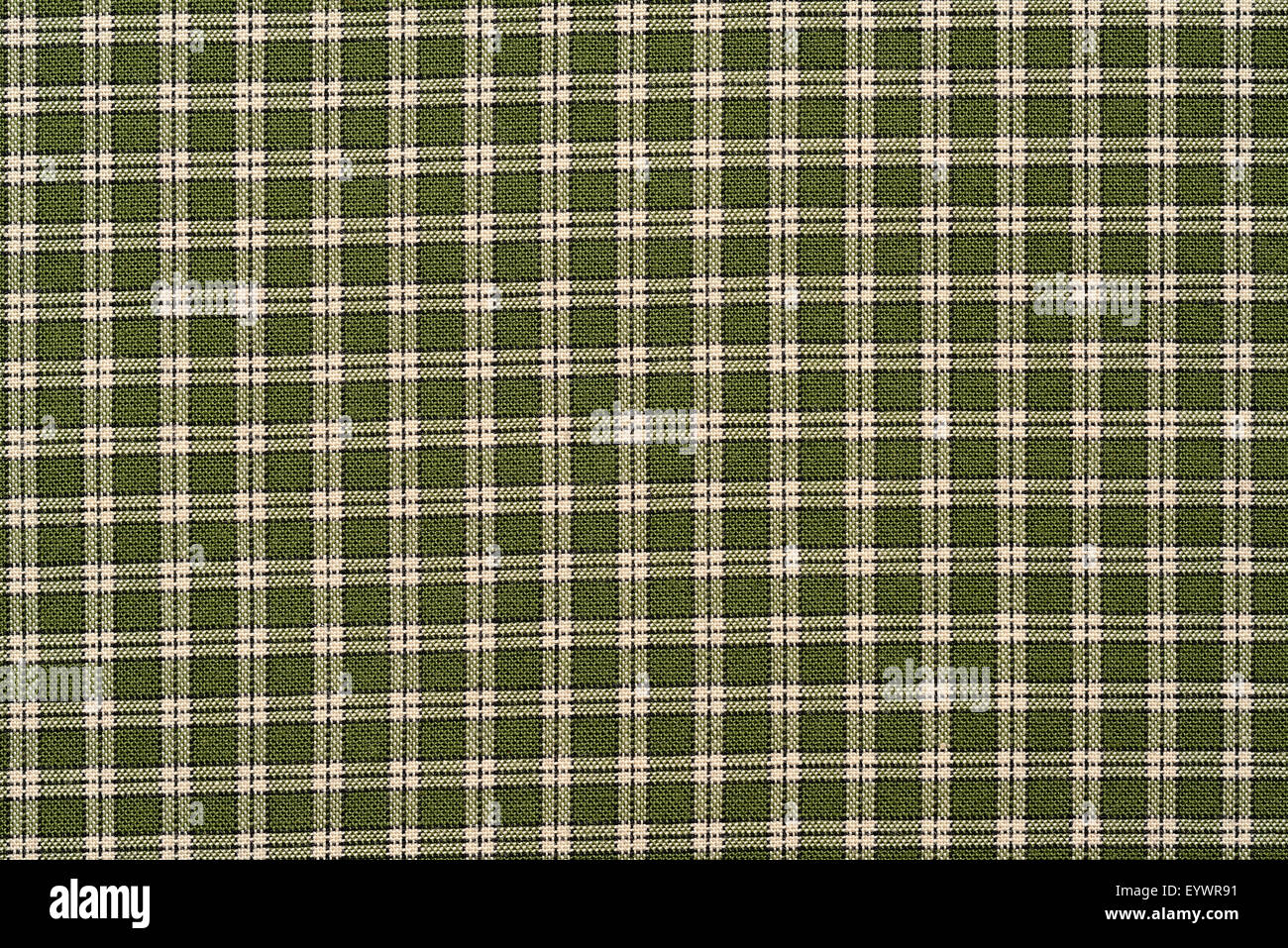 Green Plaid Tuch, Stockfoto