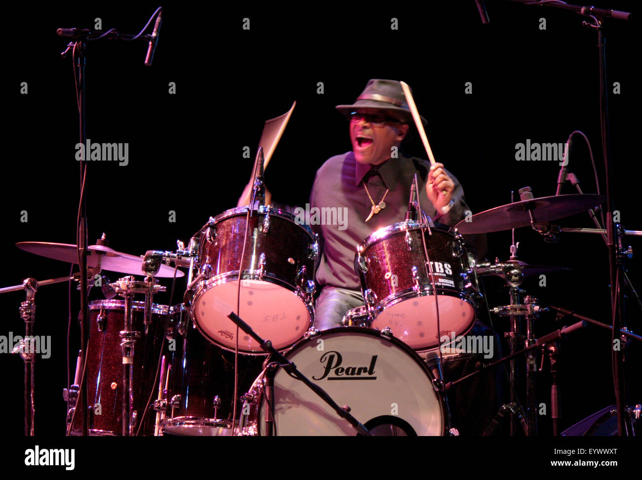 Steve McCraven - Auftritt Vom "Archie Shepp Quartet", Jazzfest 2012, Haus der Berliner Festspiele, 3. November 2012, Berlin. Stockfoto