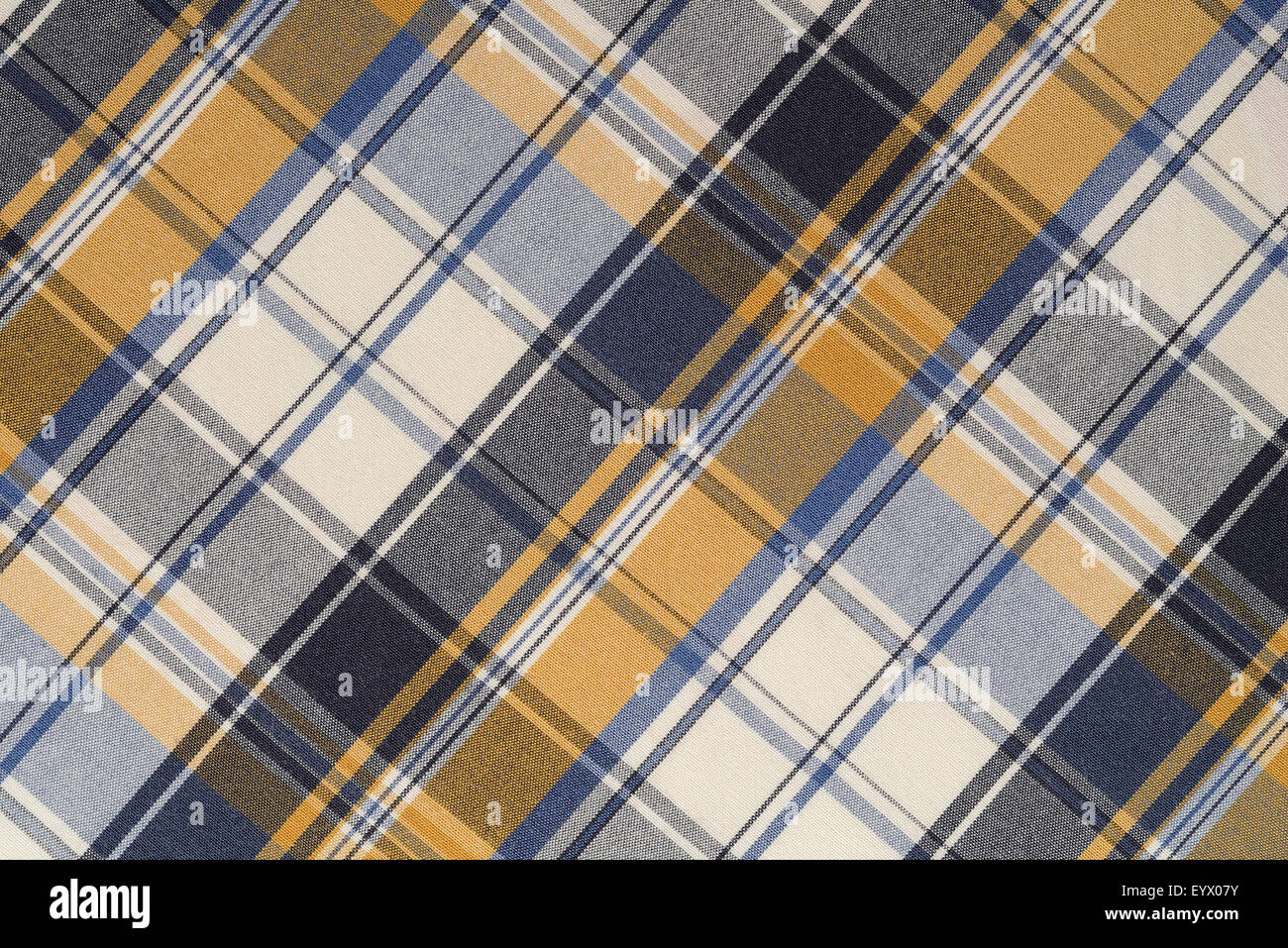 Plaid hautnah. Stockfoto