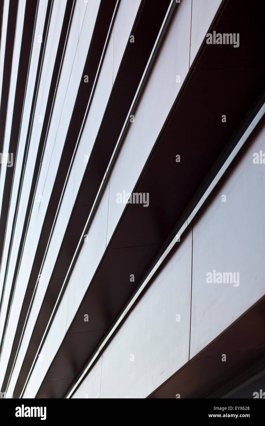 Fassade des nationalen Forum für Musik, Gebäude in Wroclaw/Breslau, Polen Stockfoto