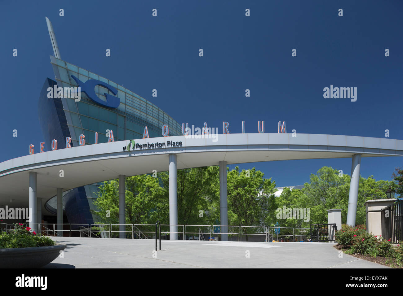 GEORGIA AQUARIUM PEMBERTON PLACE ATLANTA GEORGIA USA Stockfoto