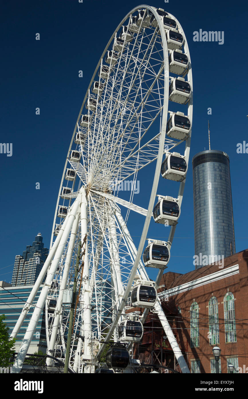 SKYVIEW RIESENRAD DOWNTOWN ATLANTA GEORGIA USA Stockfoto