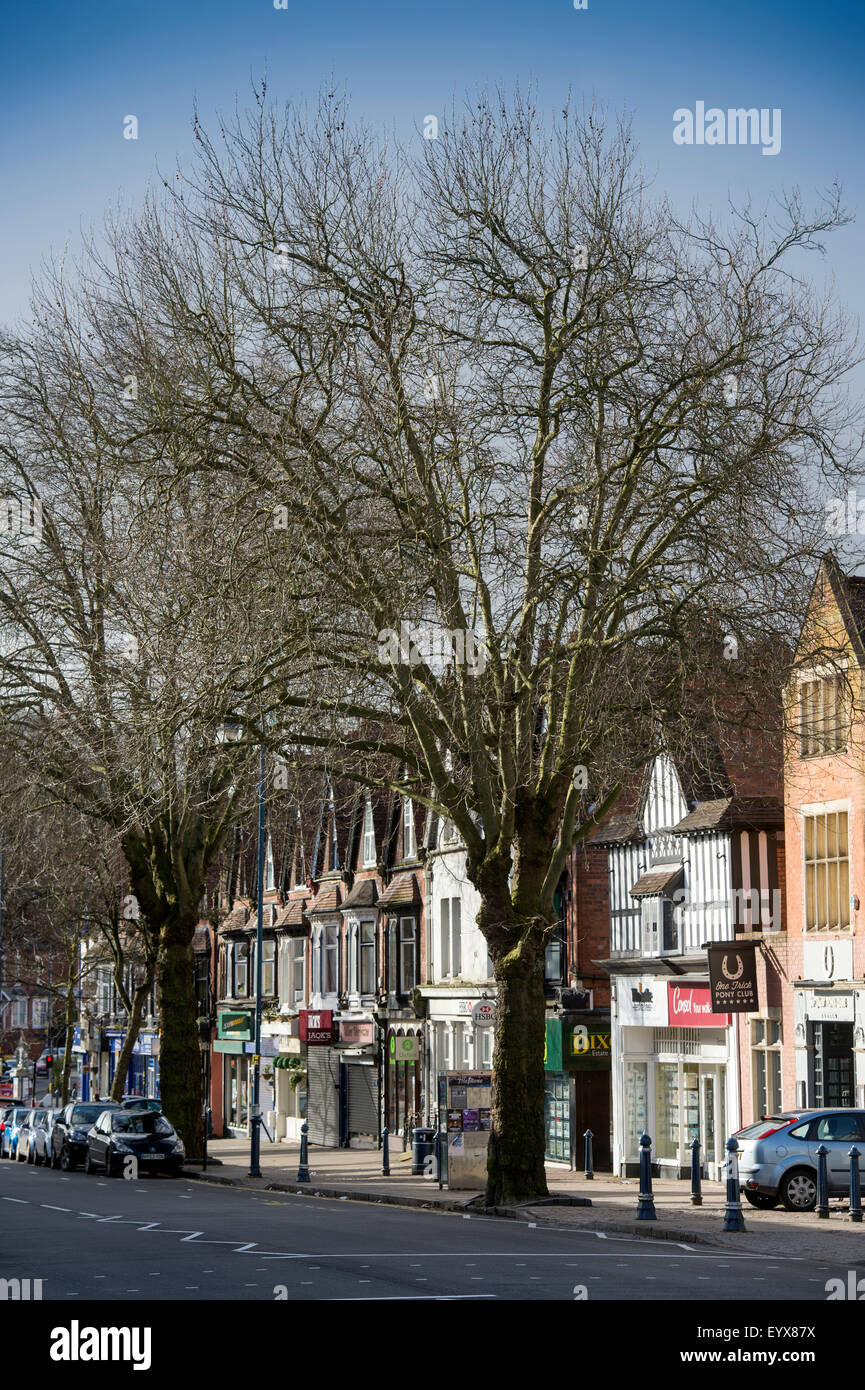 Allgemeine Ansichten von Moseley, die im städtischen Teil des "Besten Orte zum Leben"-UK gekennzeichnet sein wird Stockfoto