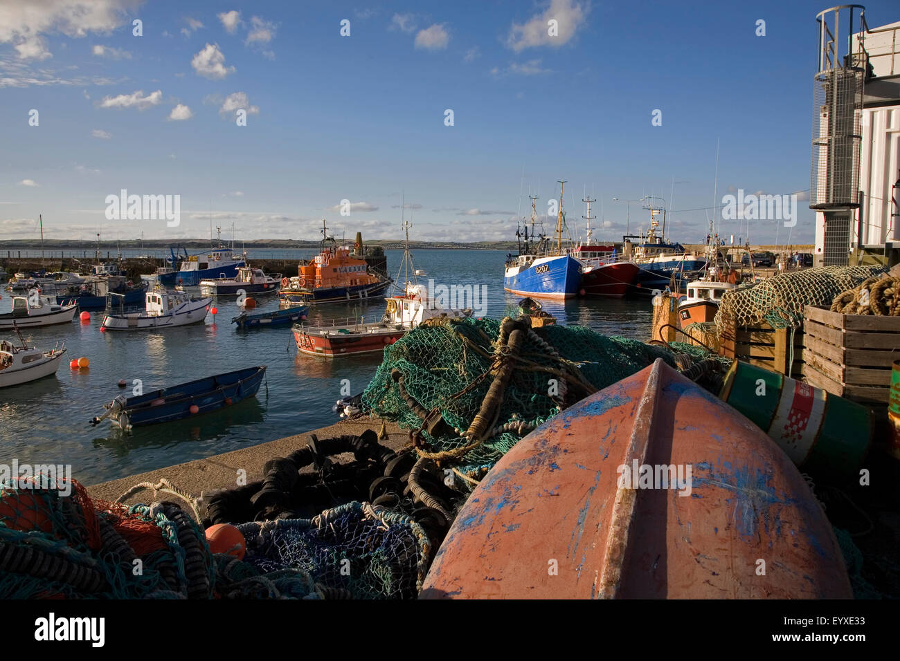 Ballycotton Fischerhafen, County Cork, Irland Stockfoto