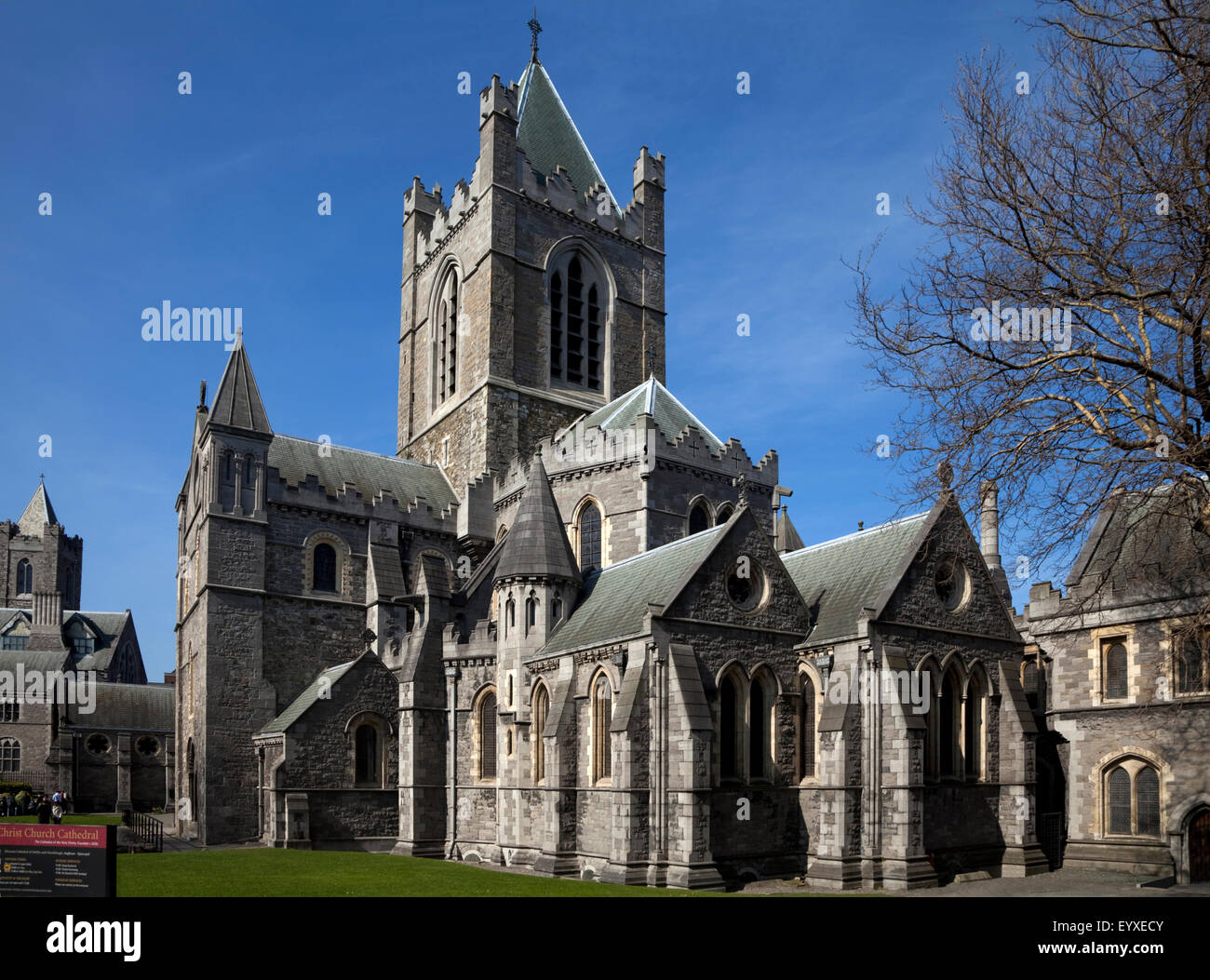 Christ Church Cathedral, 1030, umgebaut im Jahre 1878, Stadt Dublin, Irland gegründet Stockfoto