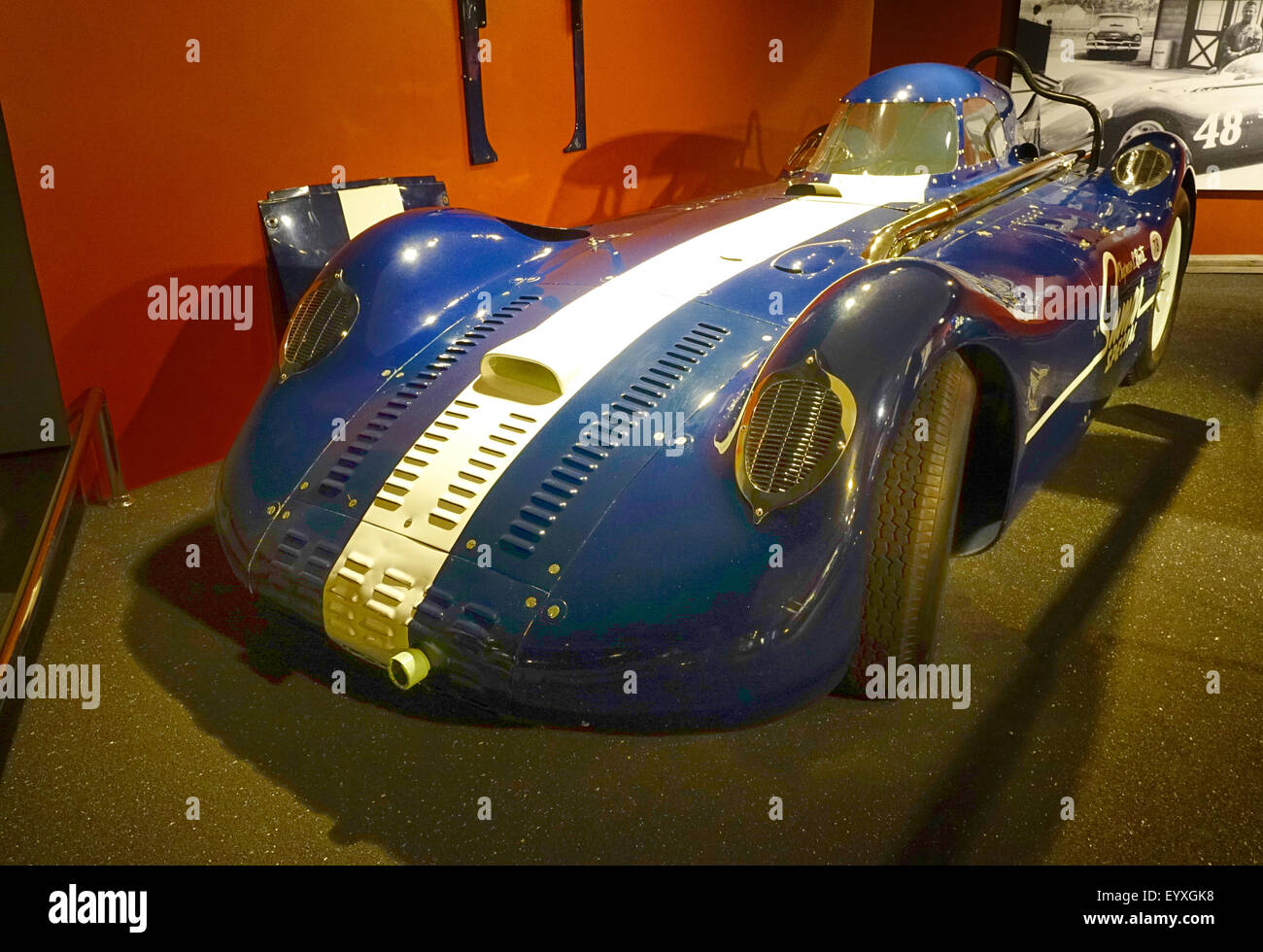 Sumar Special Streamliner Rennwagen, Museum of Arts and Sciences, Daytona Beach, Florida Stockfoto