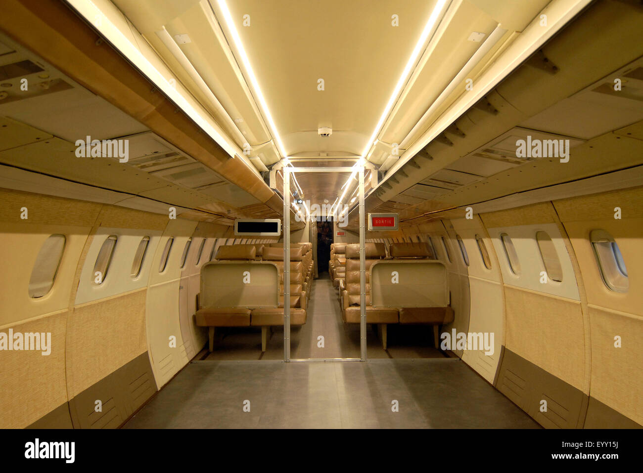 Musée Aeroscopia, Luftfahrt Museum, Toulouse, Frankreich. Sammlung von Antiquitäten Flugzeuge Stockfoto