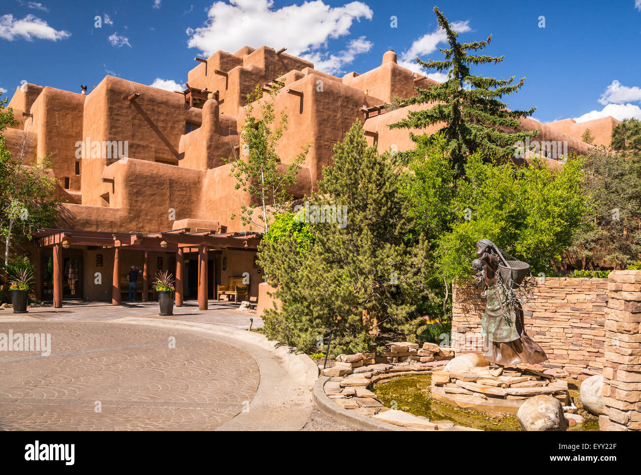 Das Inn and Spa im Loretto in Santa Fe, New Mexico, USA Stockfoto