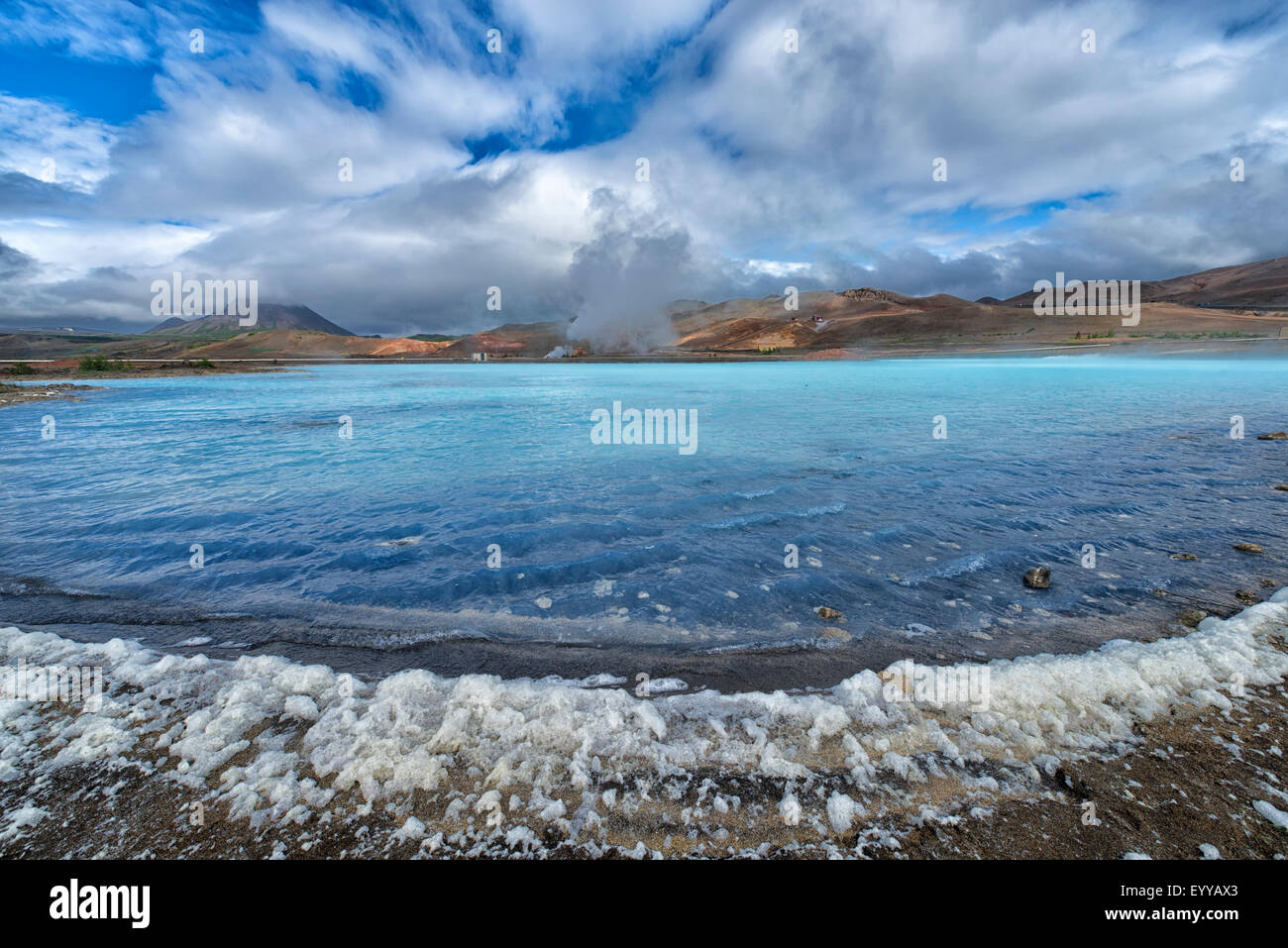 Geothermische Gebiet Hverir, Island Stockfoto