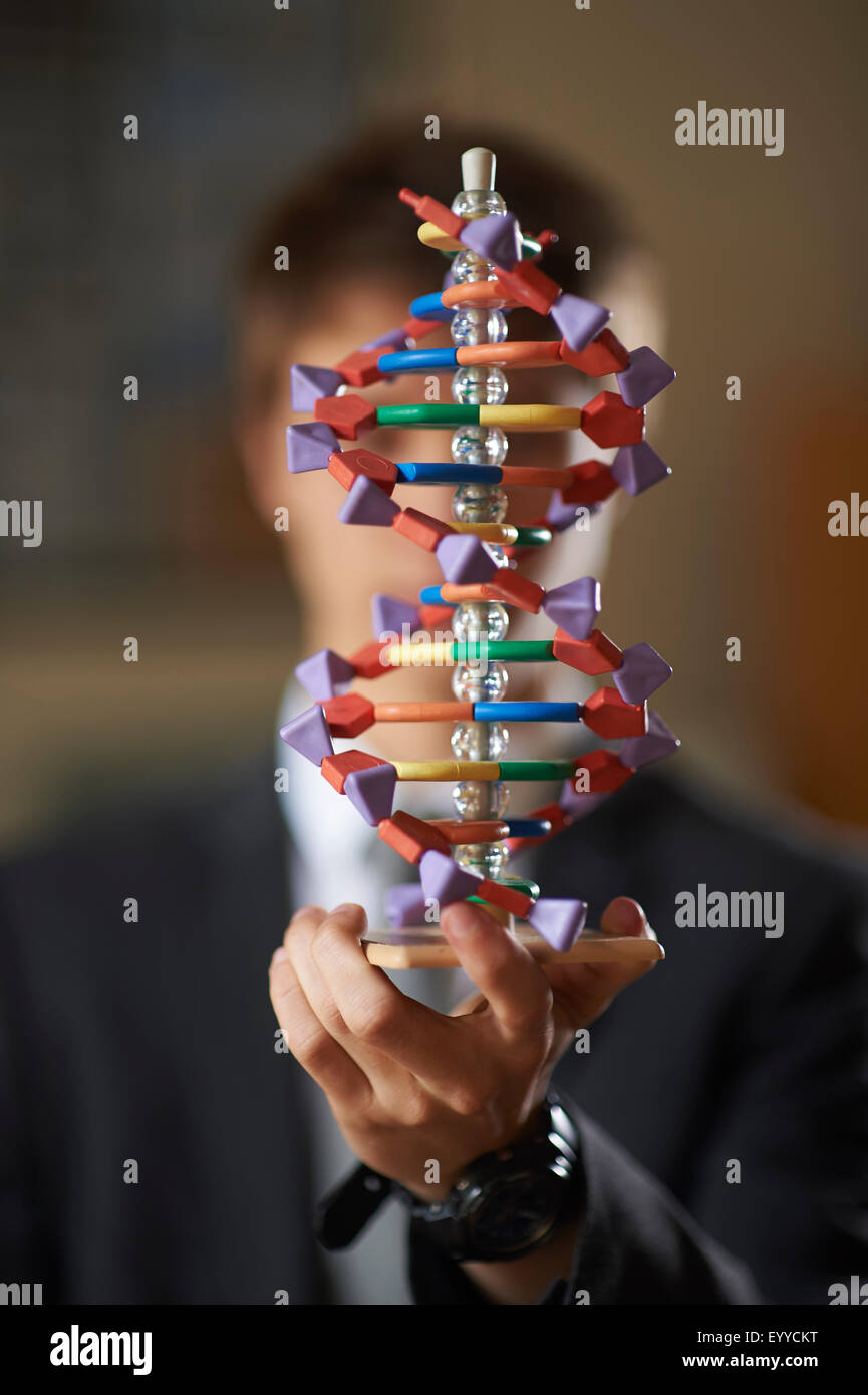 Chemie-Modell boy Stockfoto