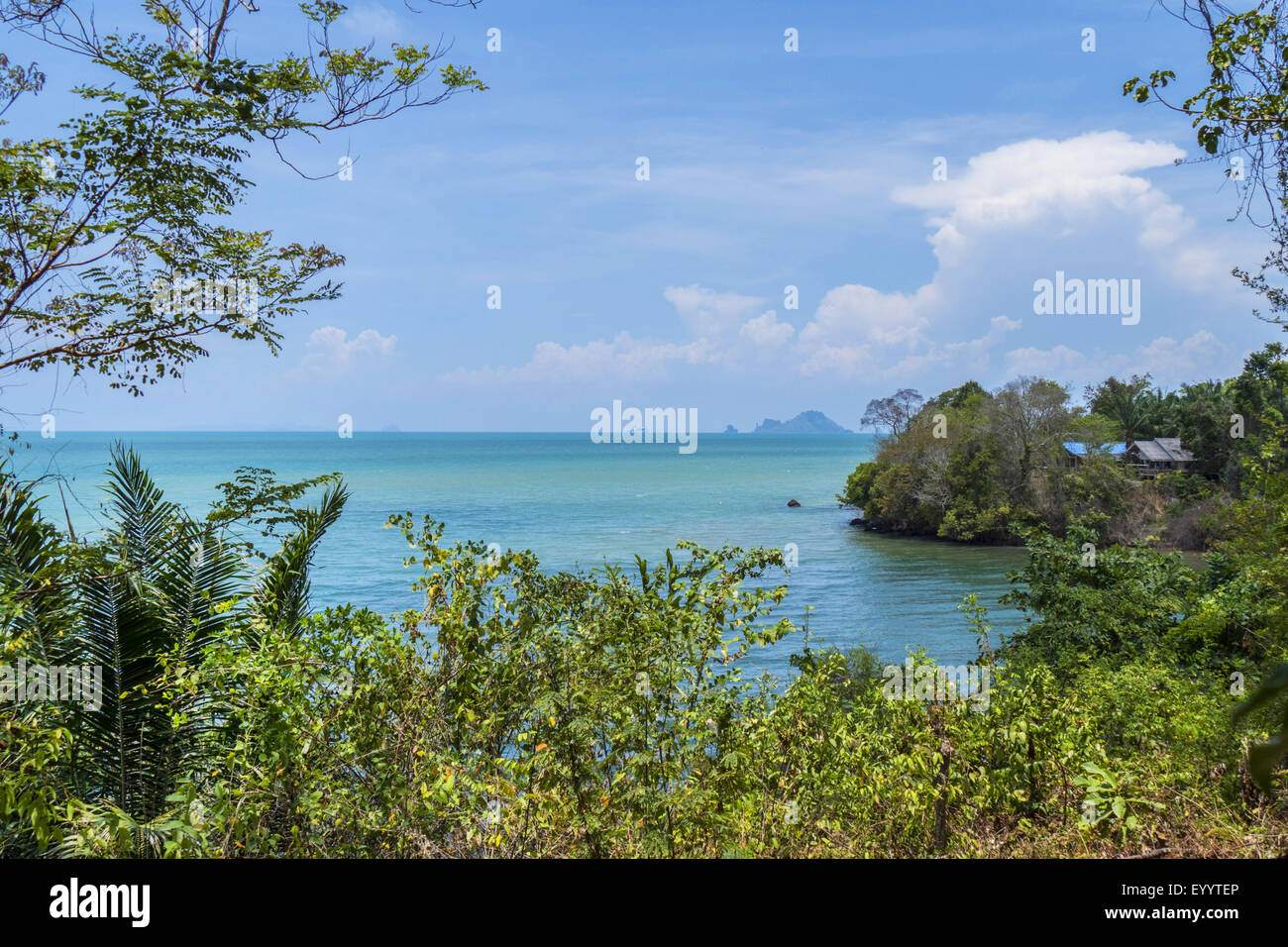 Küste in der Nähe von Krabi, Thailand Stockfoto