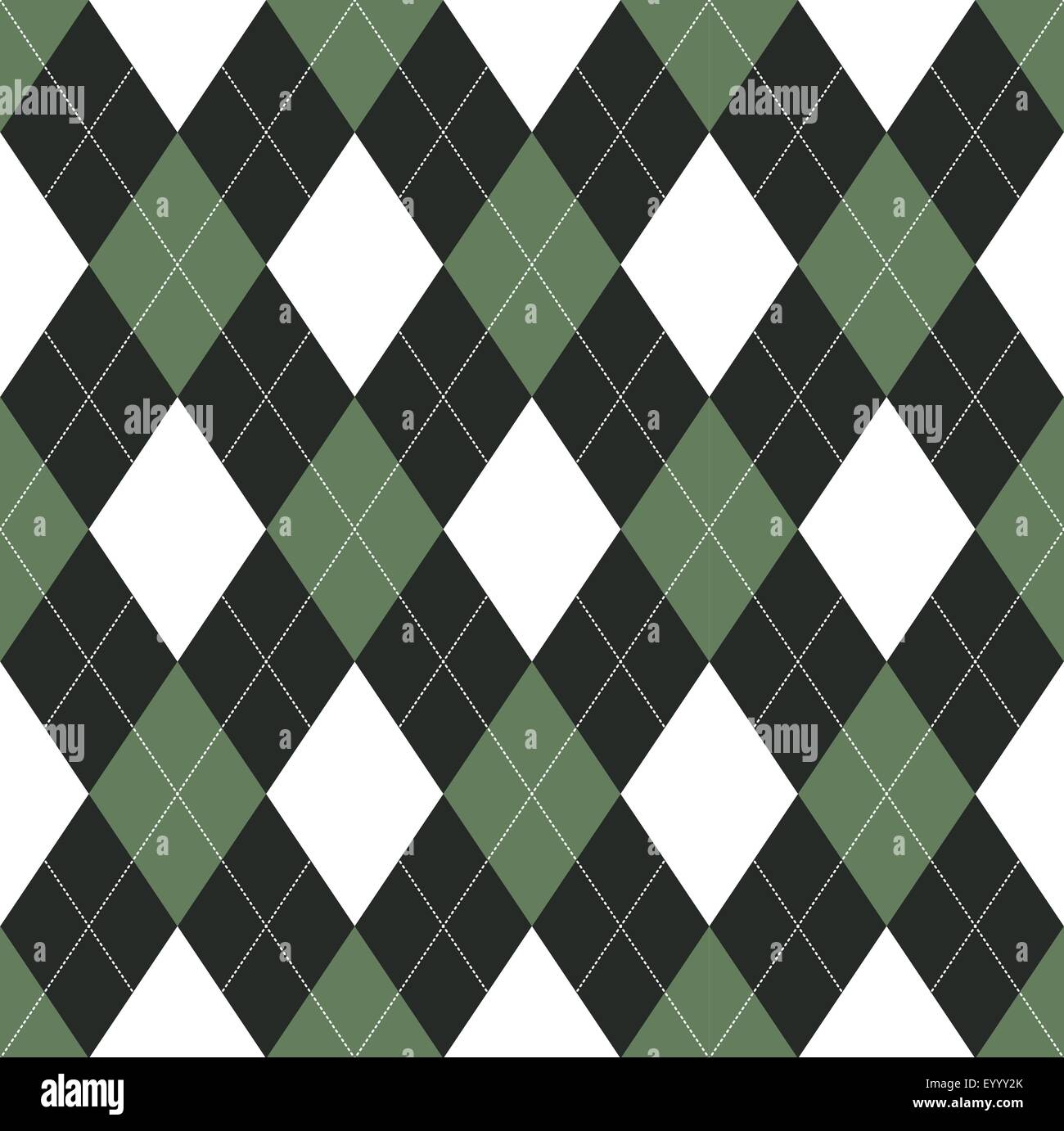 Nahtlose Argyle-Muster. Diamant-Formen-Hintergrund. Stock Vektor