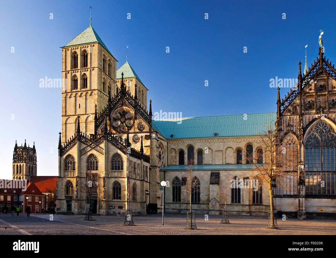 Münster Cathedral (St.-Paulus-Dom), Deutschland, Nordrhein-Westfalen, Münsterland, Münster Stockfoto
