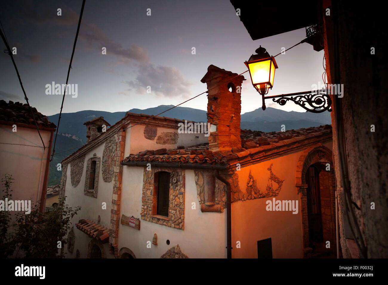 Farindola, Italien. Stockfoto