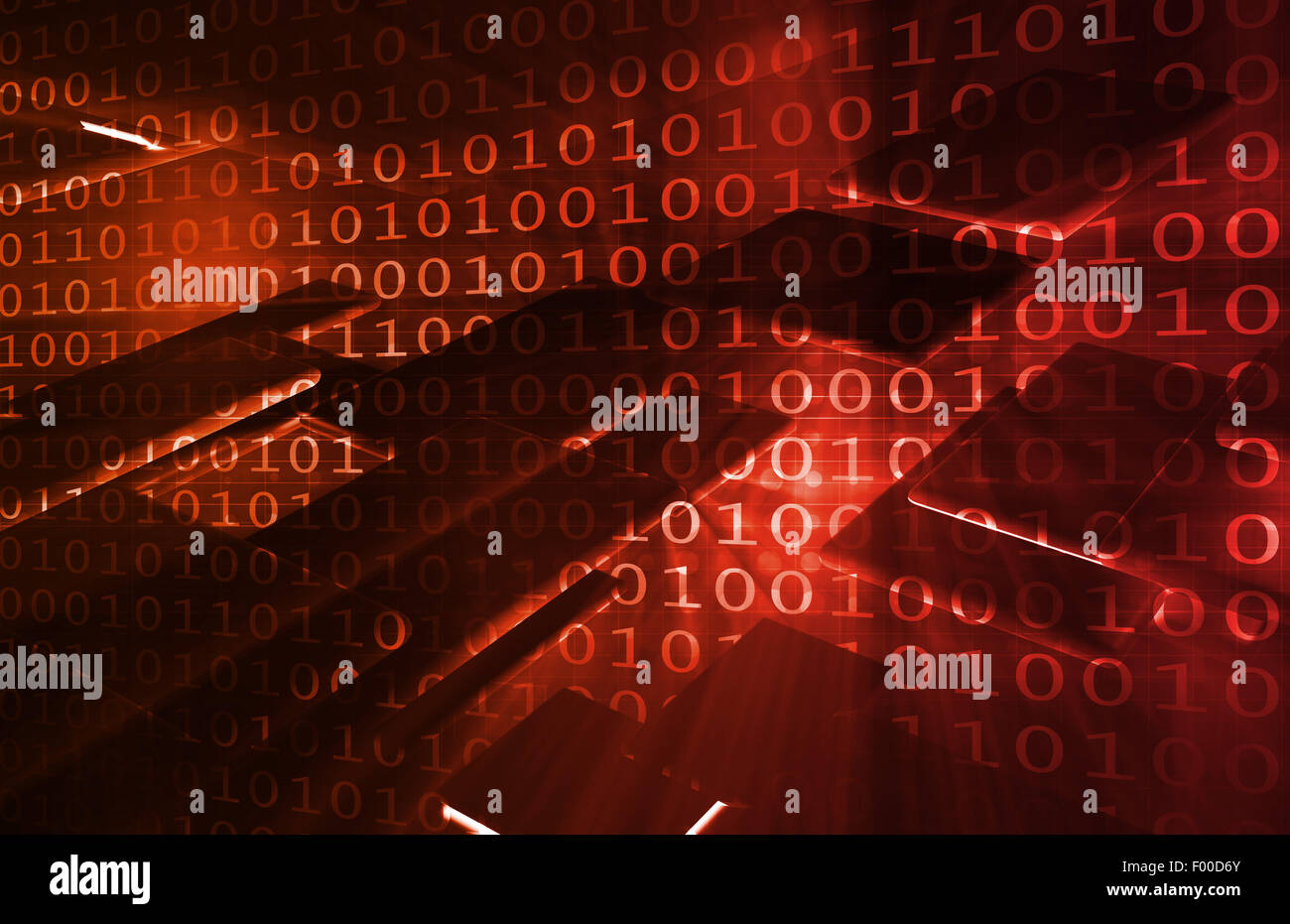 DNA-Helix-Struktur mit einem chemischen System Stockfoto