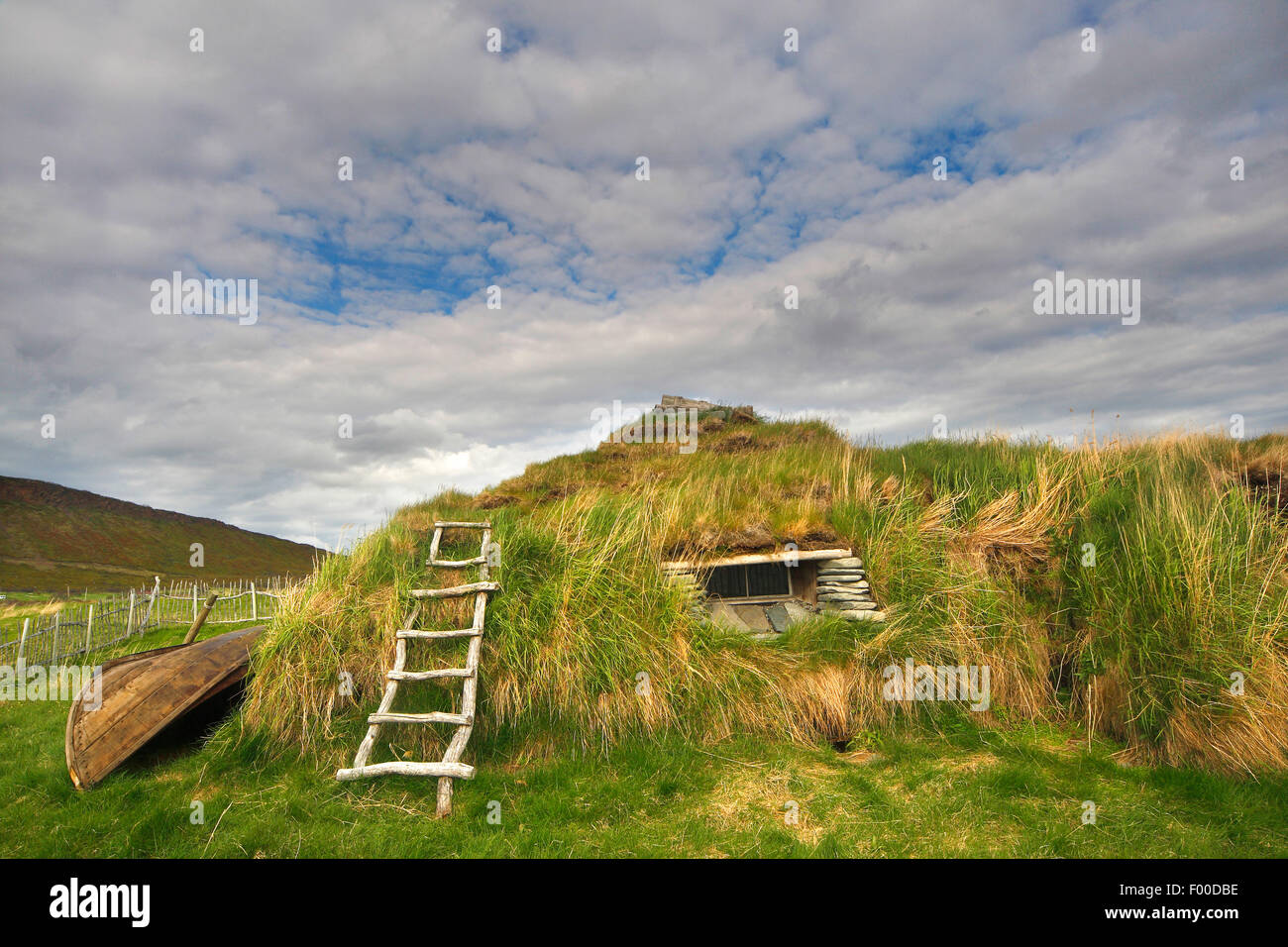 Saami House, Finnland, Lappland Stockfoto