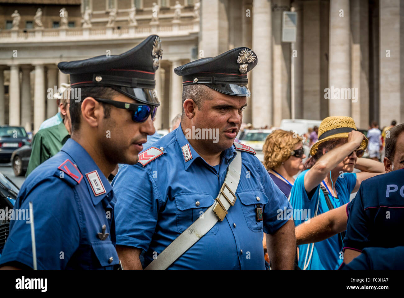 Vatikan Polizisten. Rom. Italien. Stockfoto