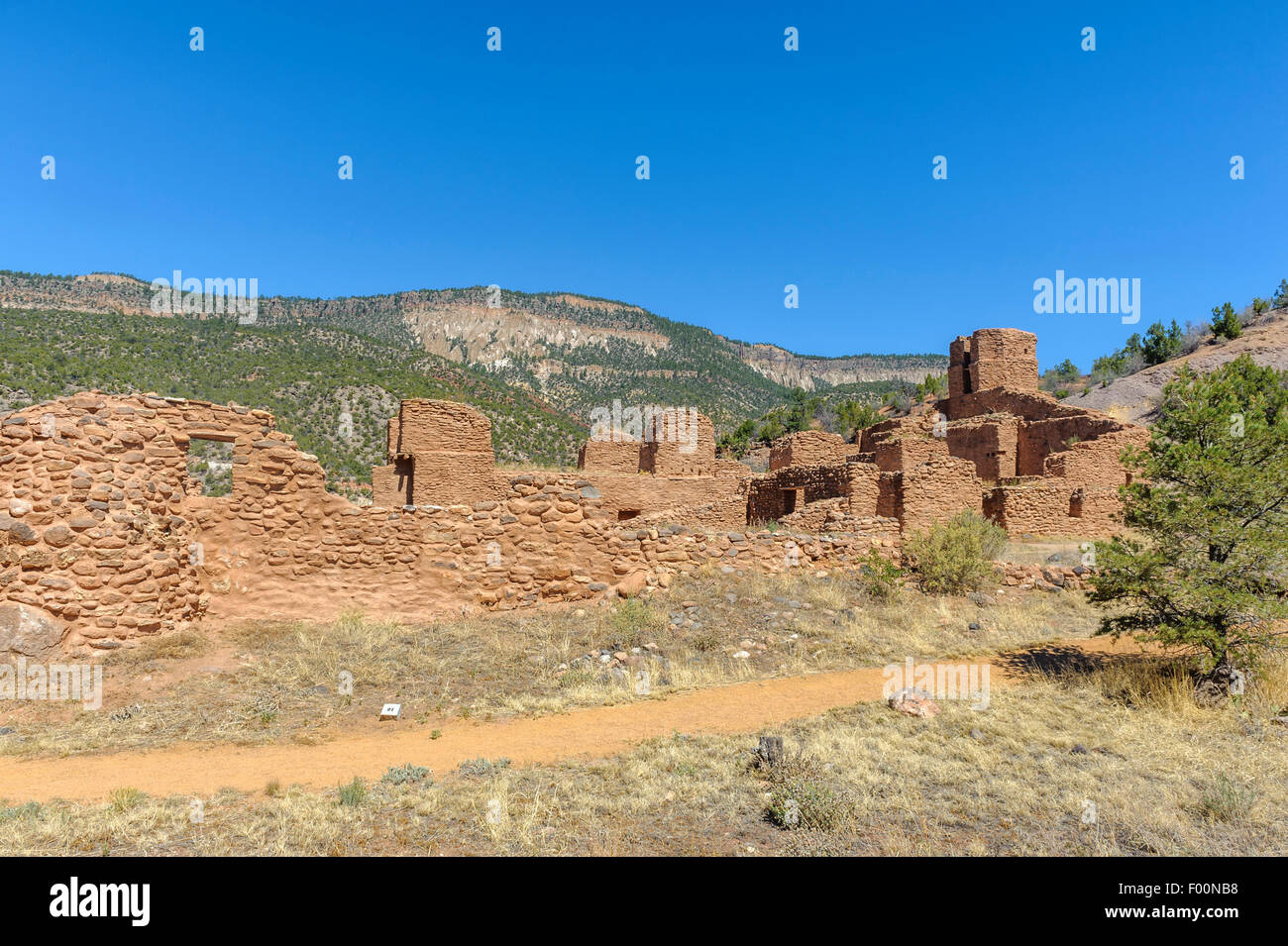 Jemez National Historic Landmark. New Mexico. USA Stockfoto