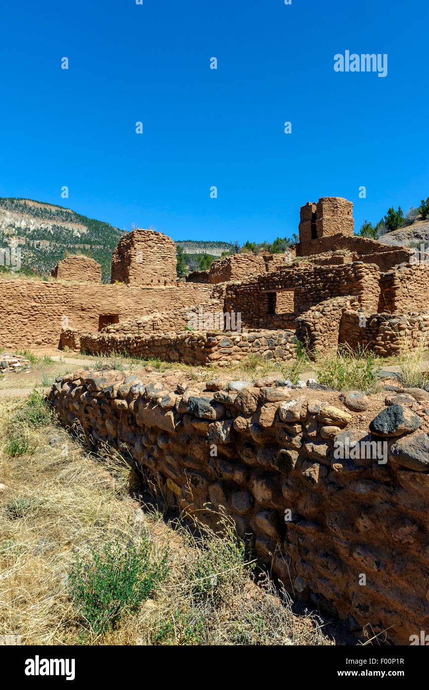Jemez National Historic Landmark. New Mexico. USA Stockfoto