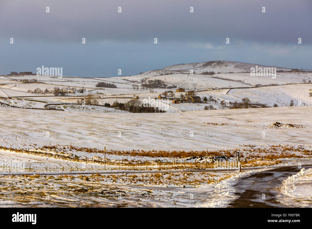 Blick vom hohen Rand, Peak District National Park, Hollinsclough, Derbyshire, England, Vereinigtes Königreich, Europa. Stockfoto