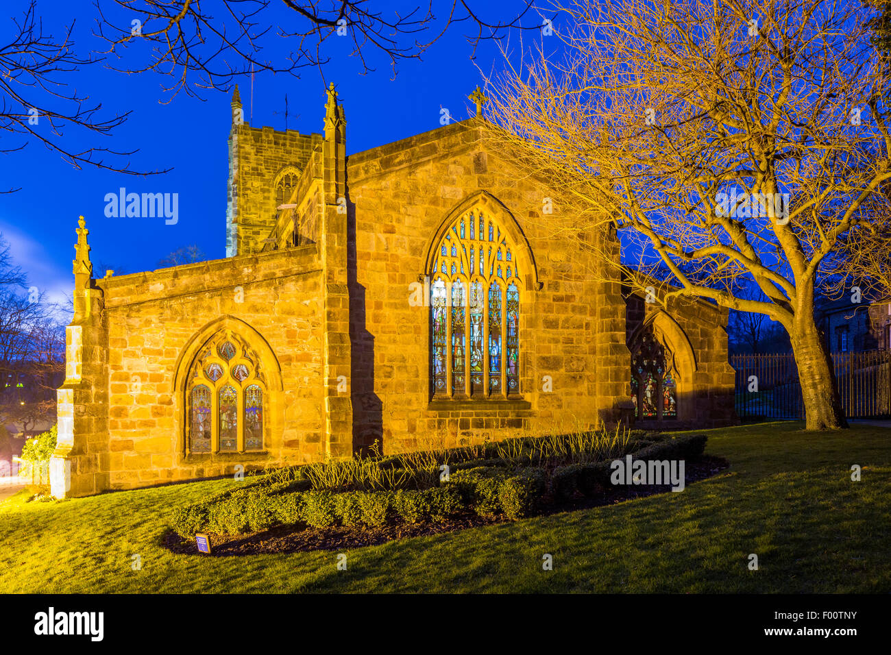 Skipton, Pfarrkirche der Heiligen Dreifaltigkeit, North Yorkshire, England, Vereinigtes Königreich, Europa. Stockfoto