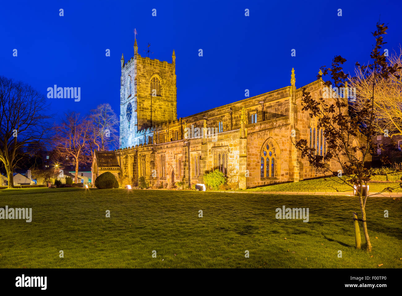 Skipton, Pfarrkirche der Heiligen Dreifaltigkeit, North Yorkshire, England, Vereinigtes Königreich, Europa. Stockfoto