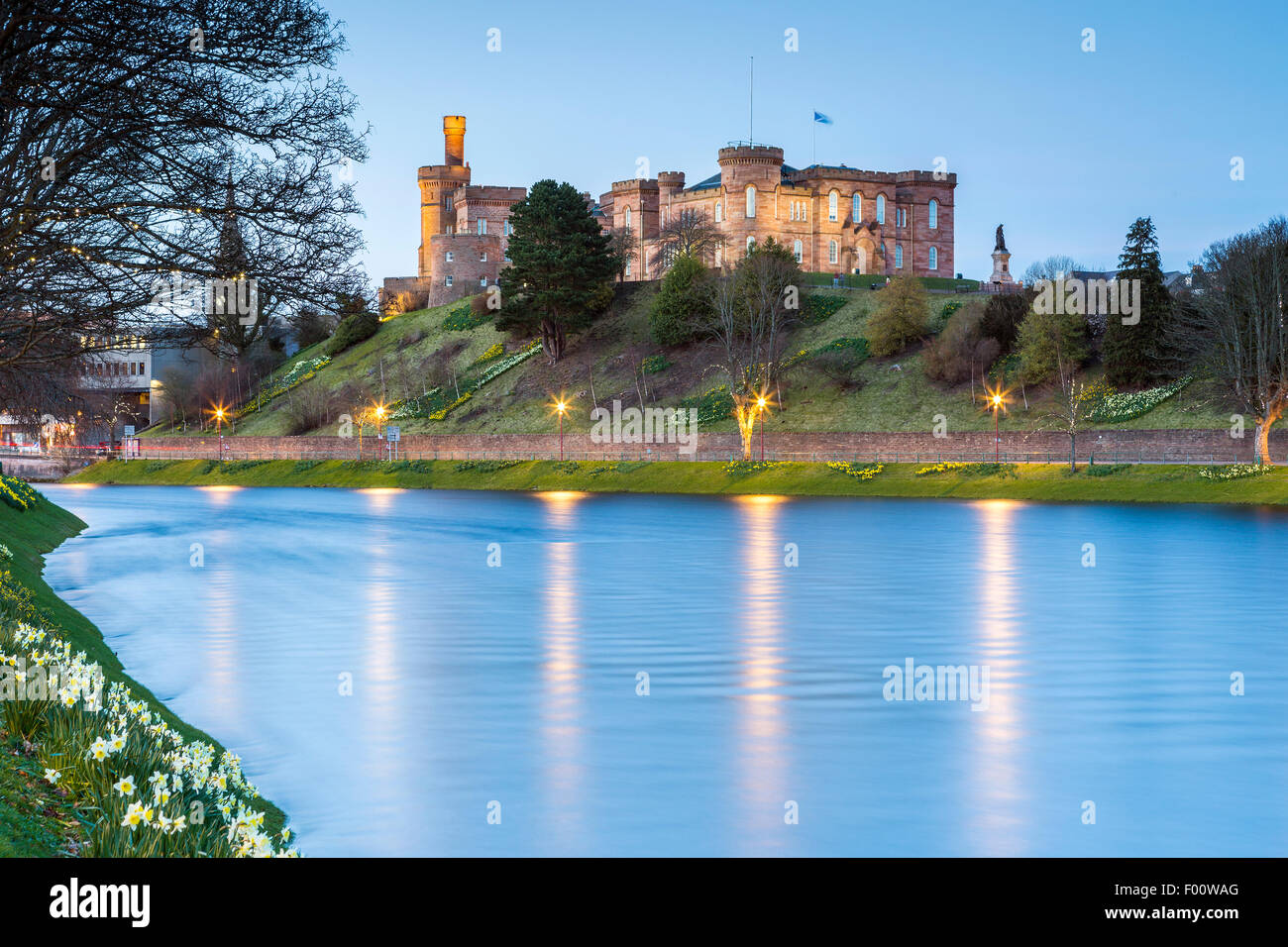 Inverness Castle, Highland, Schottland, Vereinigtes Königreich, Europa. Stockfoto