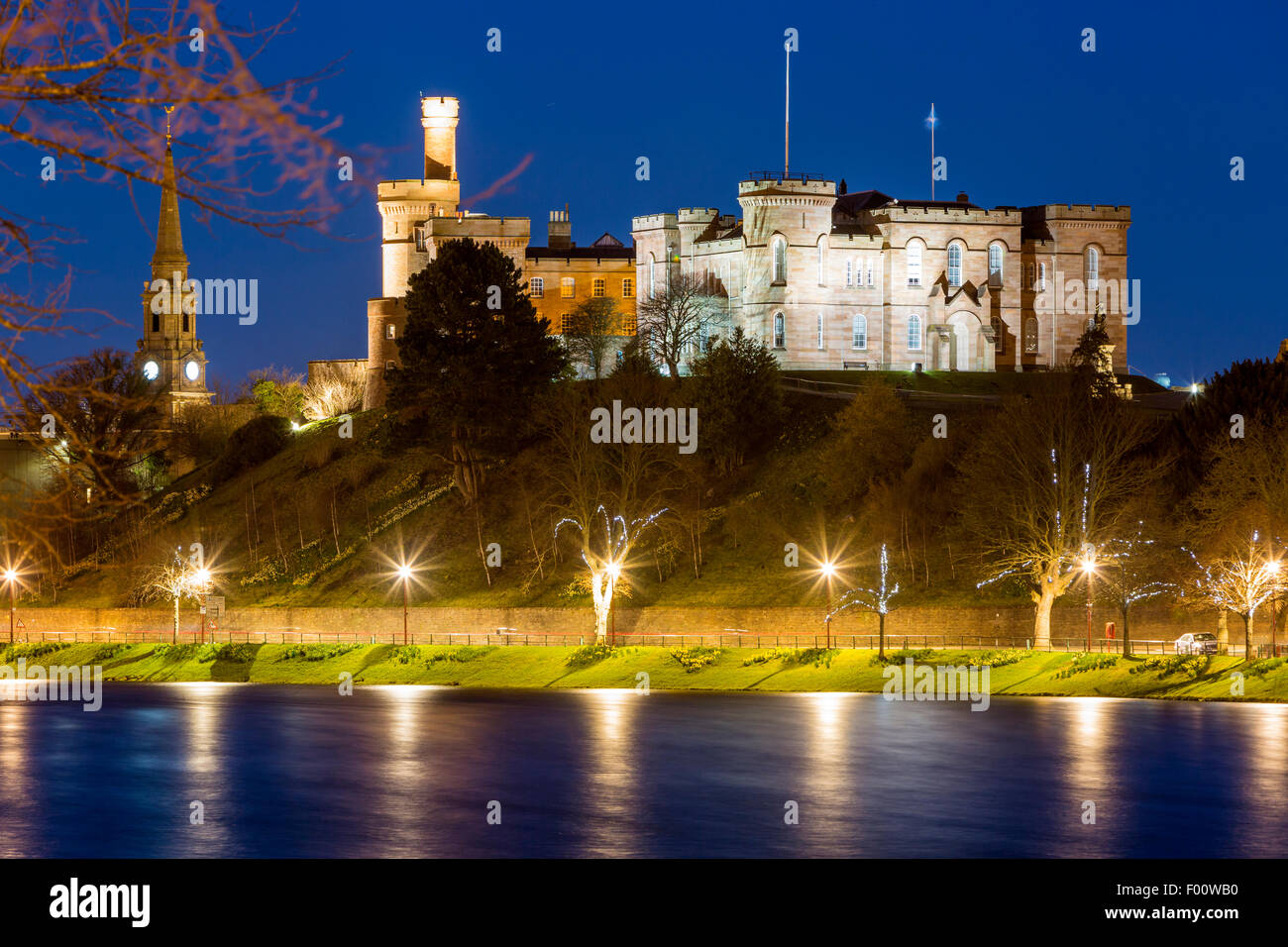 Inverness Castle, Highland, Schottland, Vereinigtes Königreich, Europa. Stockfoto