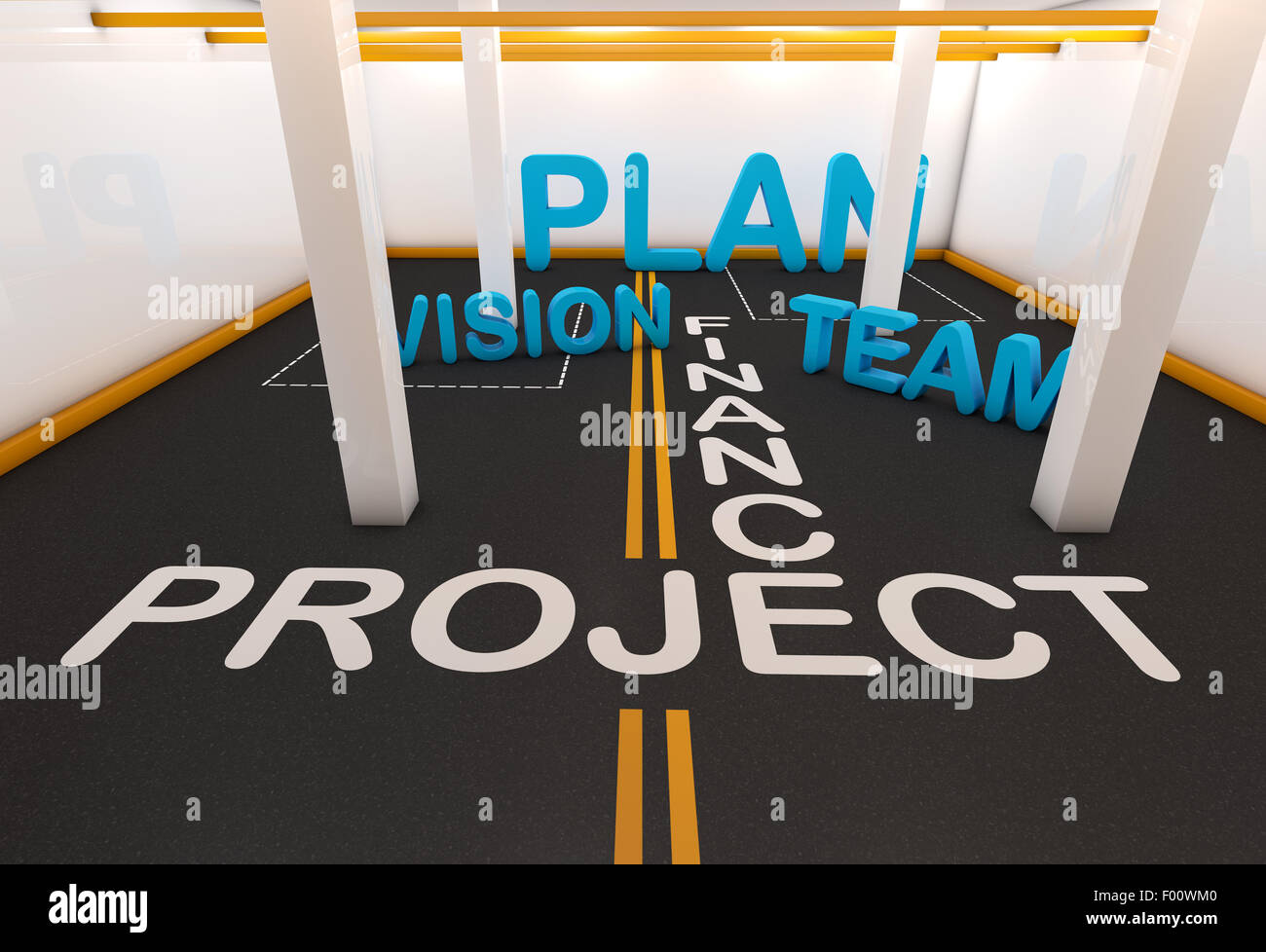 Business-Development-Projekt als Konzept Stockfoto