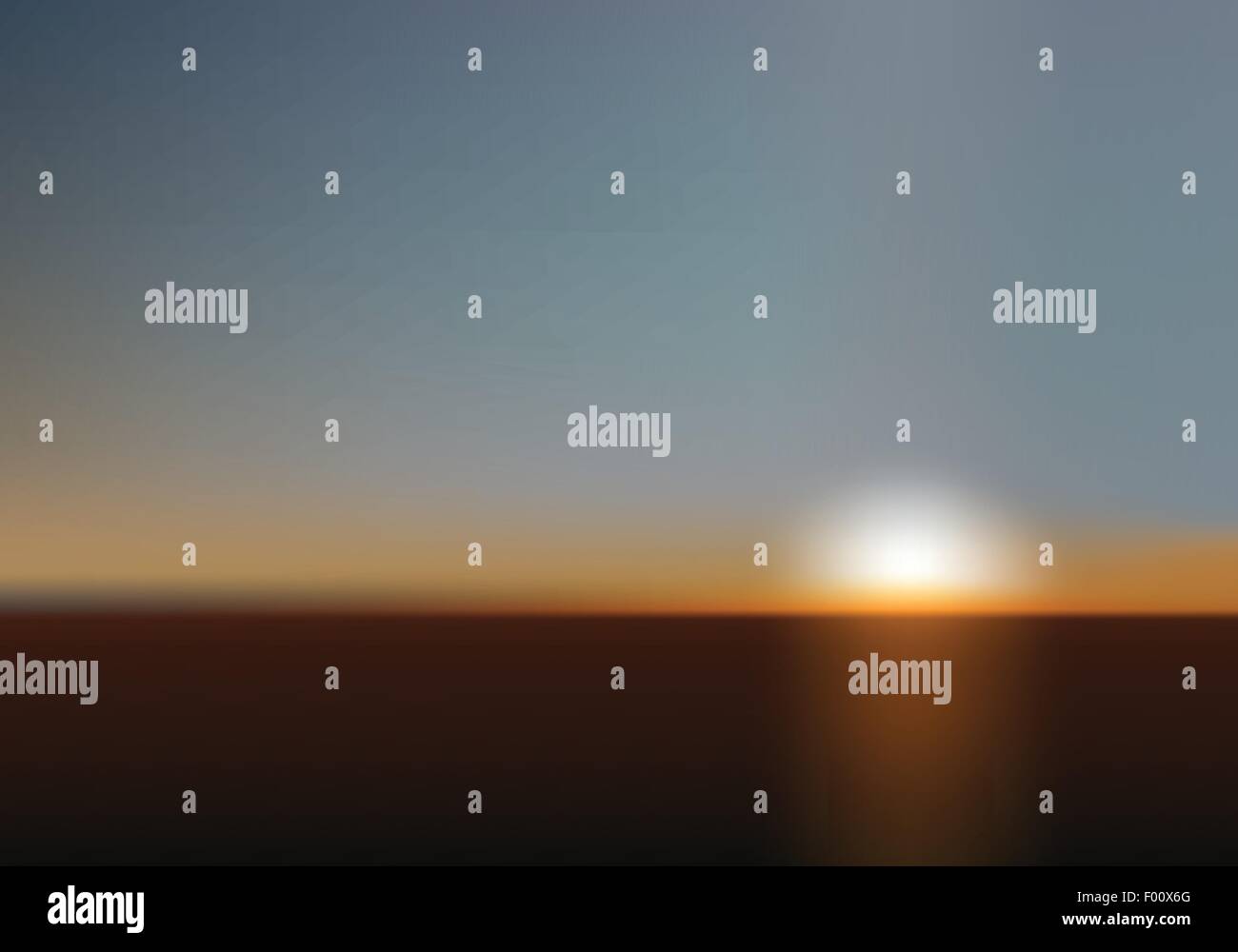 Verschwommene Sonnenuntergang als perfekter Hintergrund für Business und Web-Projekte. Mesh-Vektor-Illustration. Stock Vektor