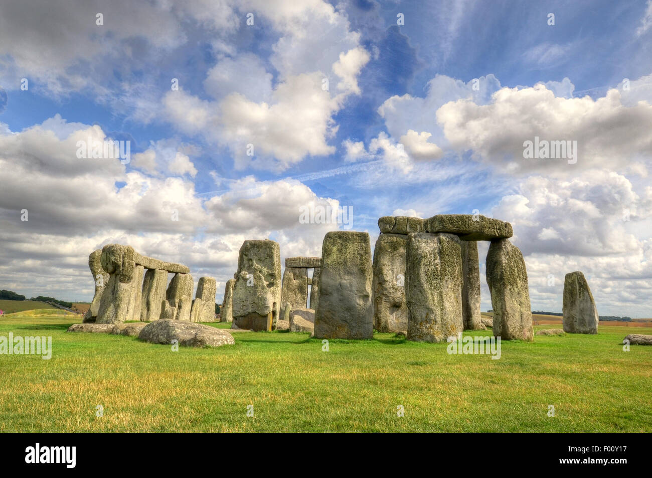 Stonehenge in seiner schönsten Form Stockfoto