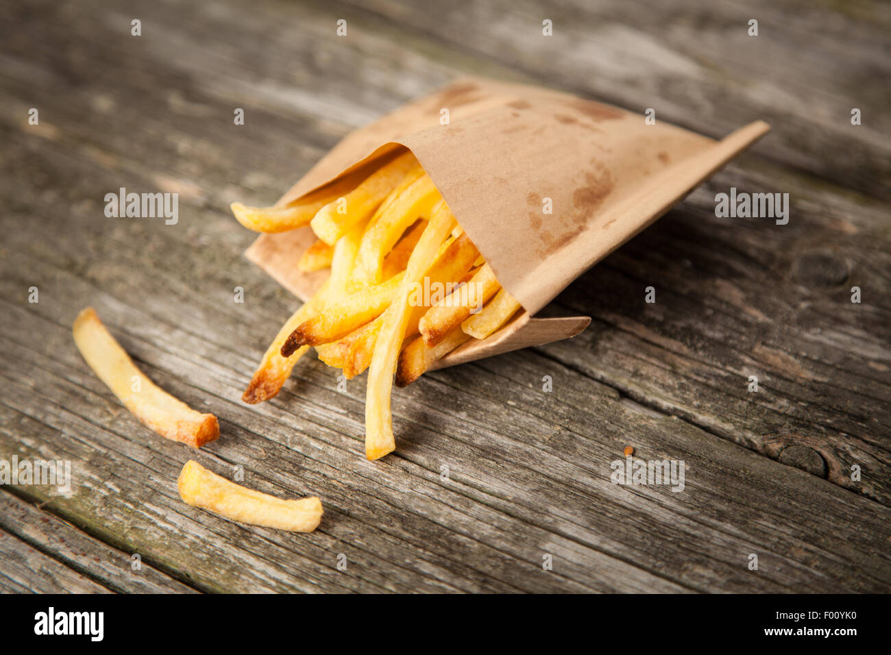 Leckere Pommes frites Stockfoto