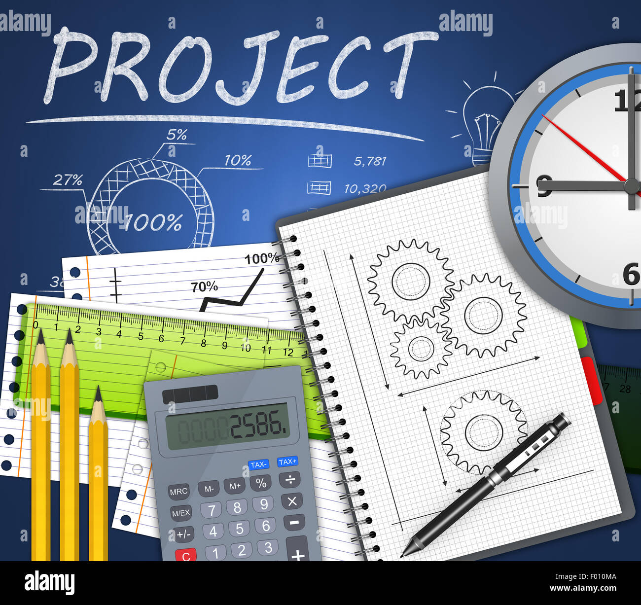 Business-Development-Projekt als Konzept Stockfoto