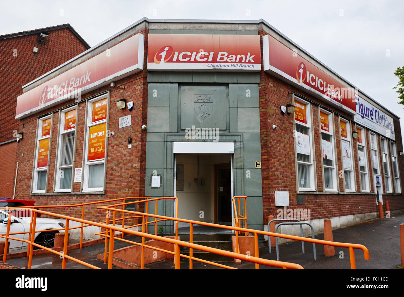 ICICI Bank-Filiale in Manchester England UK Stockfoto