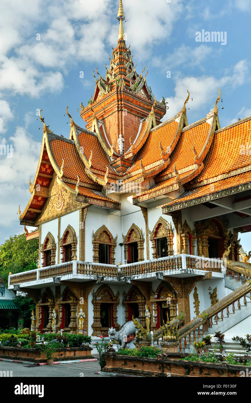 Wat Bupparam, Chiang Mai, Thailand Stockfoto