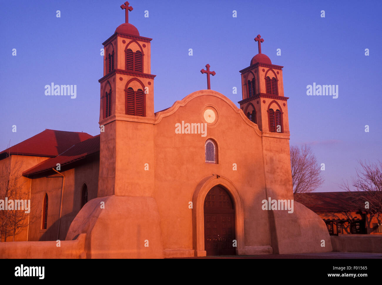 Mission San Miguel Socorro, Socorro, New Mexico Stockfoto