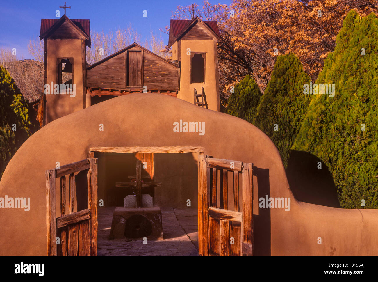 El Santuario de Chimayo, Chimayo, New Mexico Stockfoto
