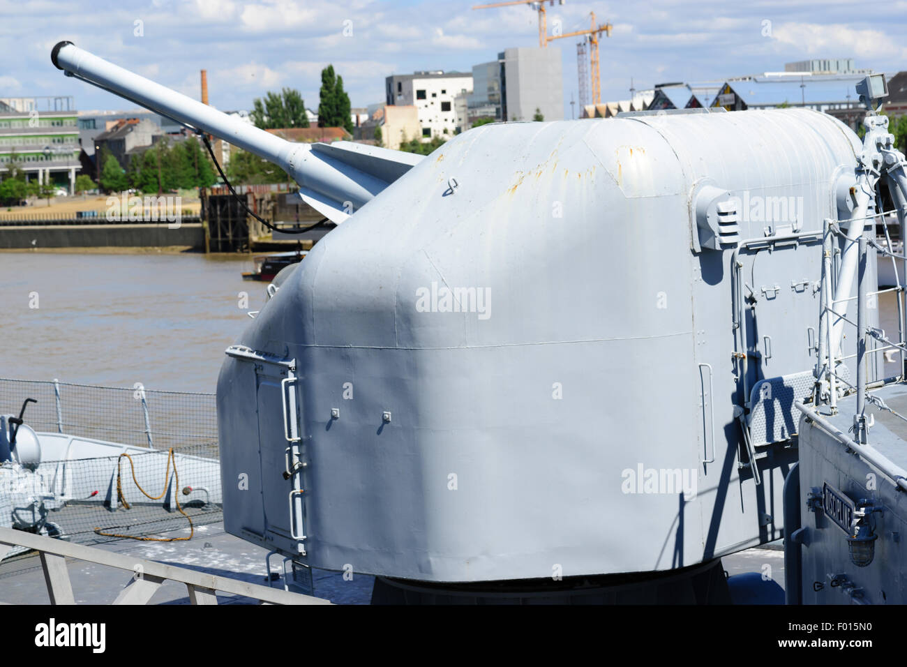 Maillé-Brézé T 47-Klasse Zerstörer Museumsschiff in Nantes am 4. Mai 1957 Stockfoto